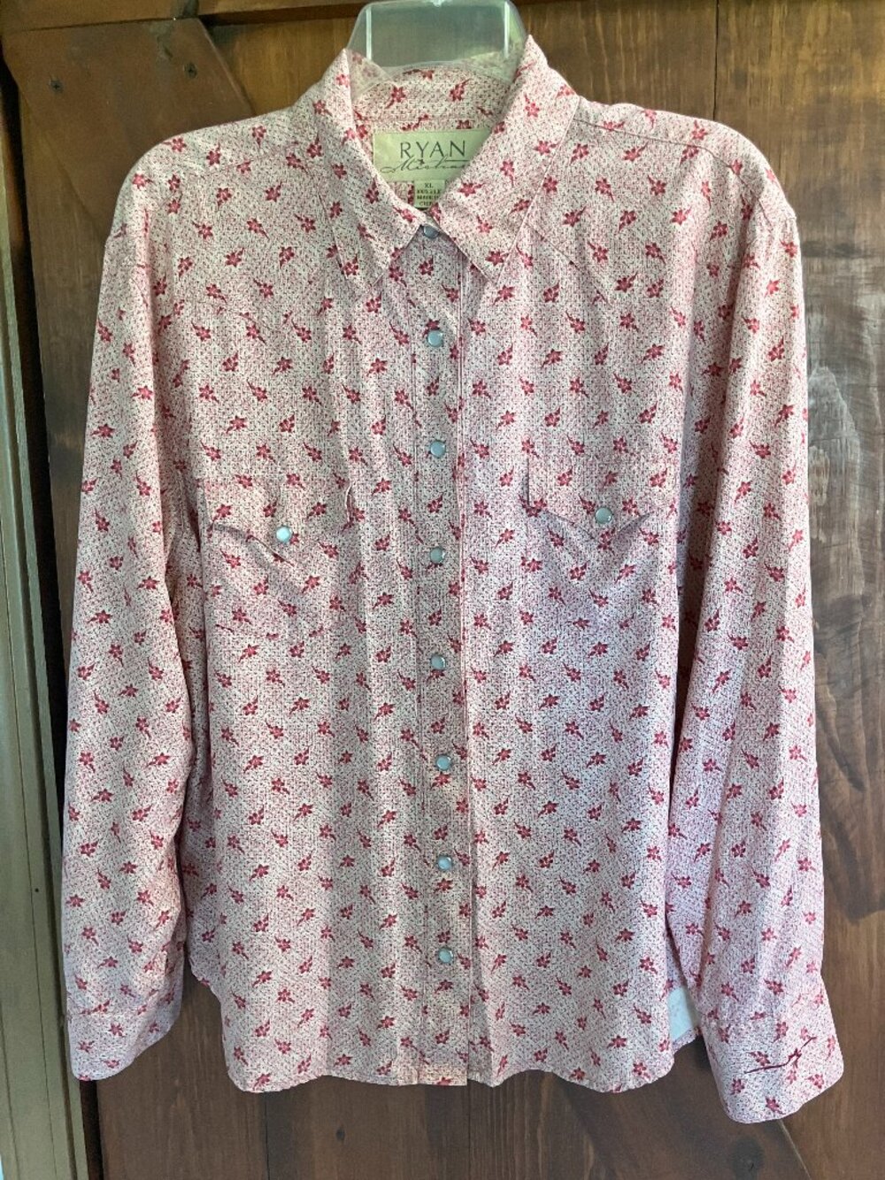 Ryan Michael Silk Western Shirt XL